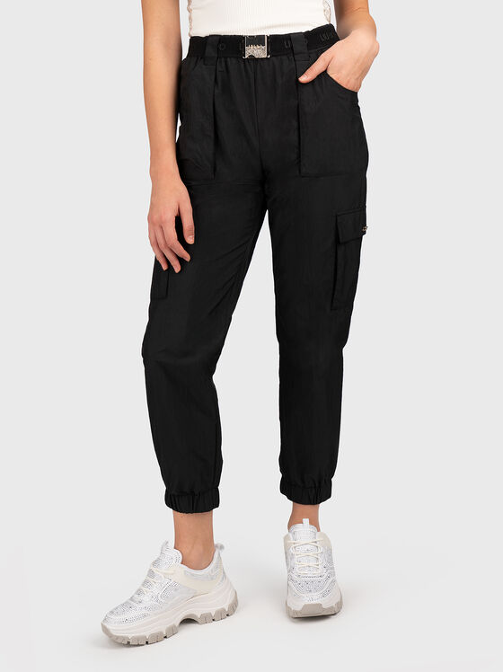 Sports pants with a belt - 1
