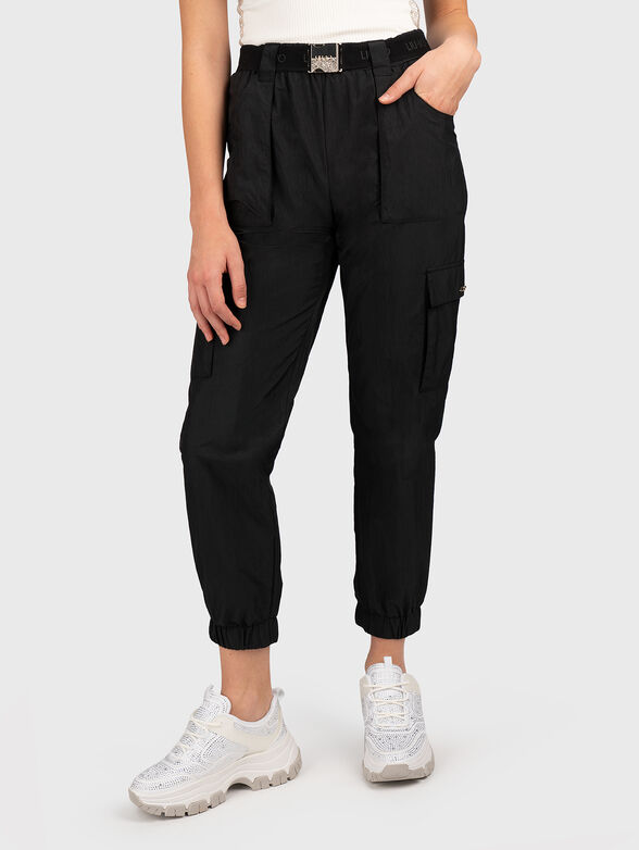 Sports pants with a belt - 1
