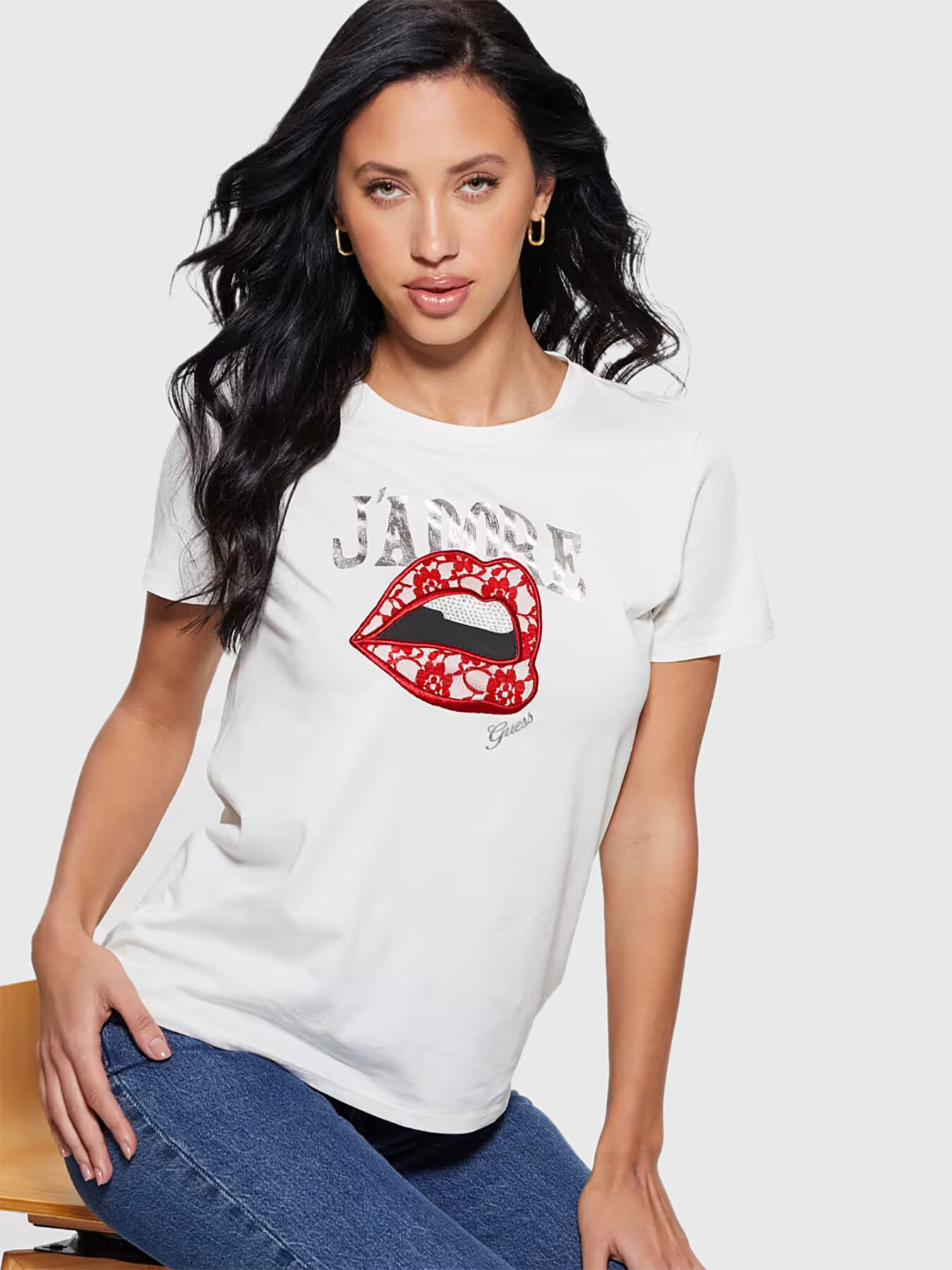 J ADORE T shirt brand GUESS Globalbrandsstore en