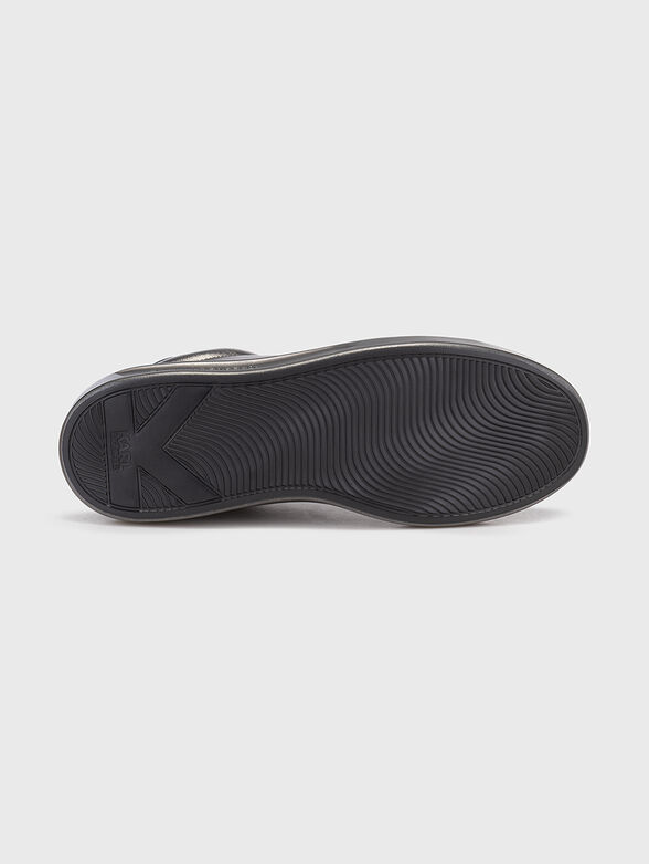 KAPRI silver leather shoes  - 5