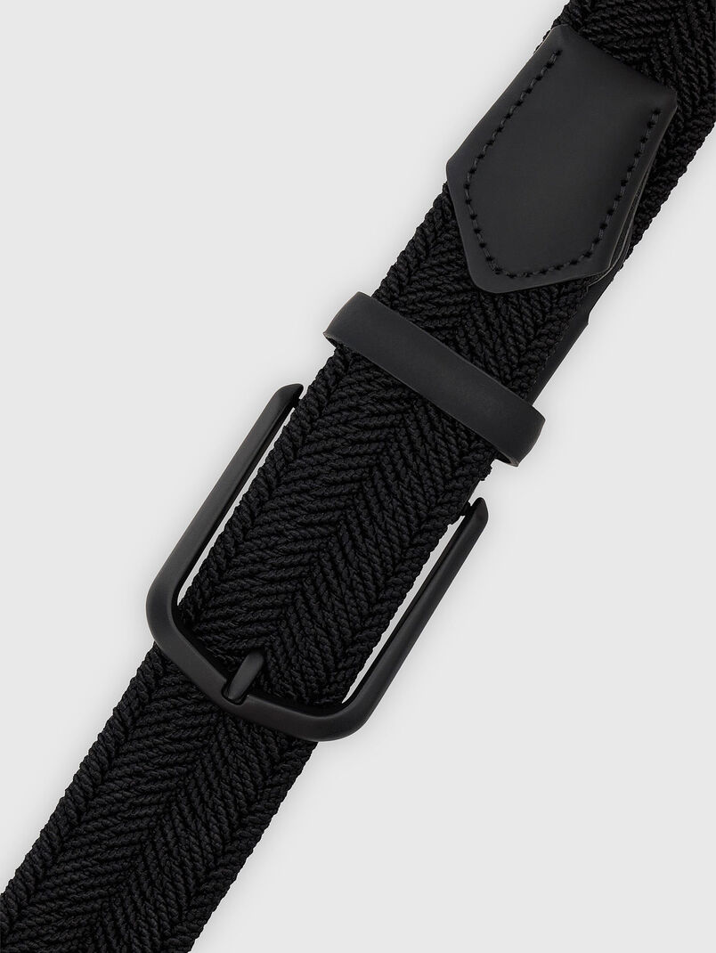 Black braided belt  - 3