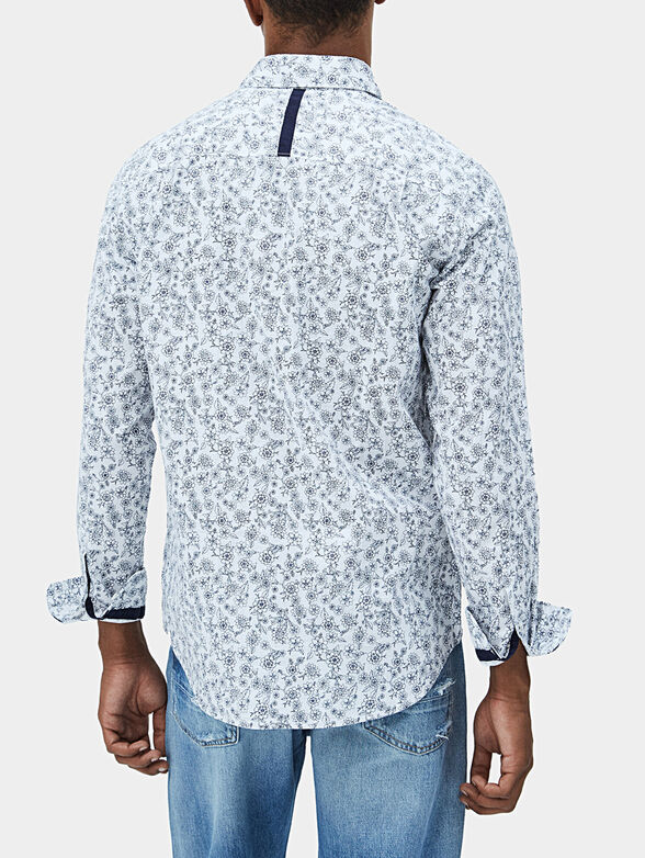 BIRDLAND white shirt with floral print - 2