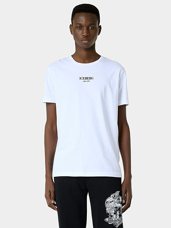 Black cotton T-shirt with Looney Tunes - 1