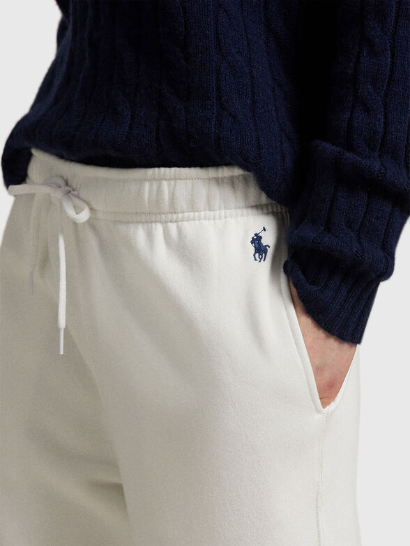 Drawstring wide leg tracksuit bottoms - 3