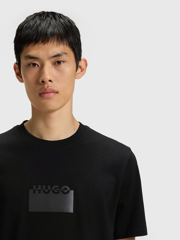 Cotton T-shirt with logo - 4