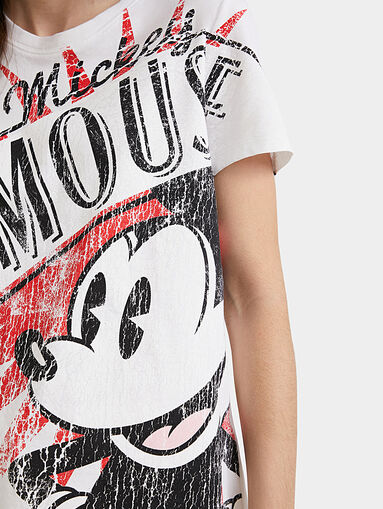 Mickey Mouse printed T-shirt  - 4