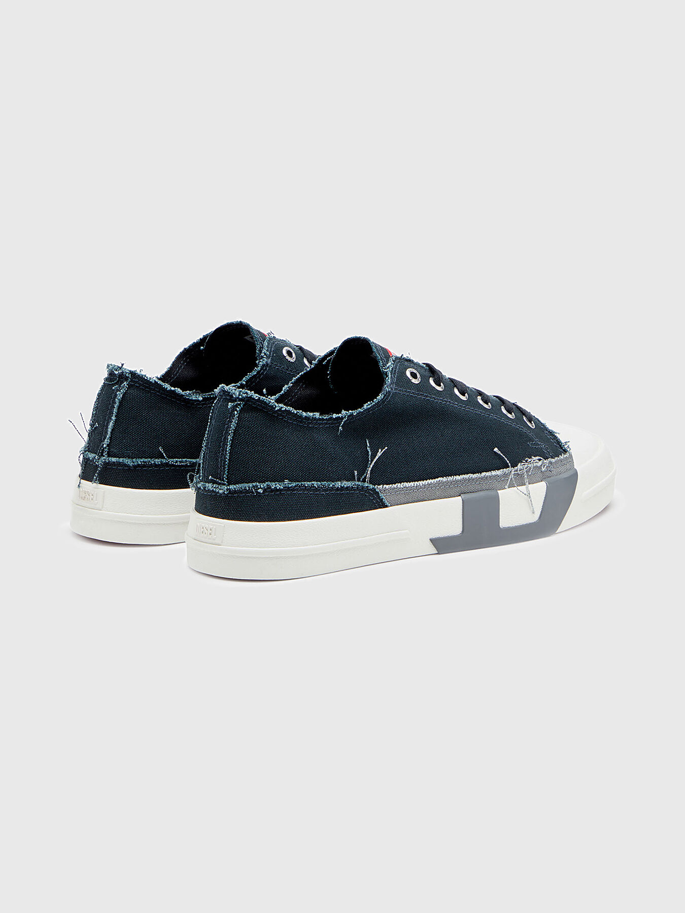 DIESEL Y03552 PR012 HA688 S-D-VERSE SO スニーカー Men's S-D-Verse-Slip-on sneakers in frayed canvas
