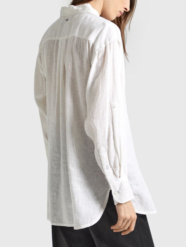 PHILLY cotton and linen shirt - 3