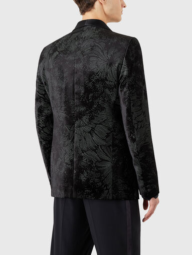 Floral velvet jacket - 3