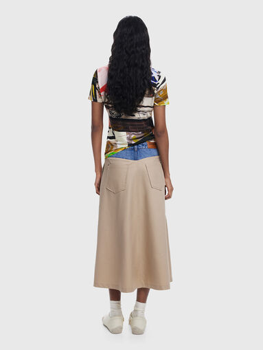 Short T-shirt with print - 3