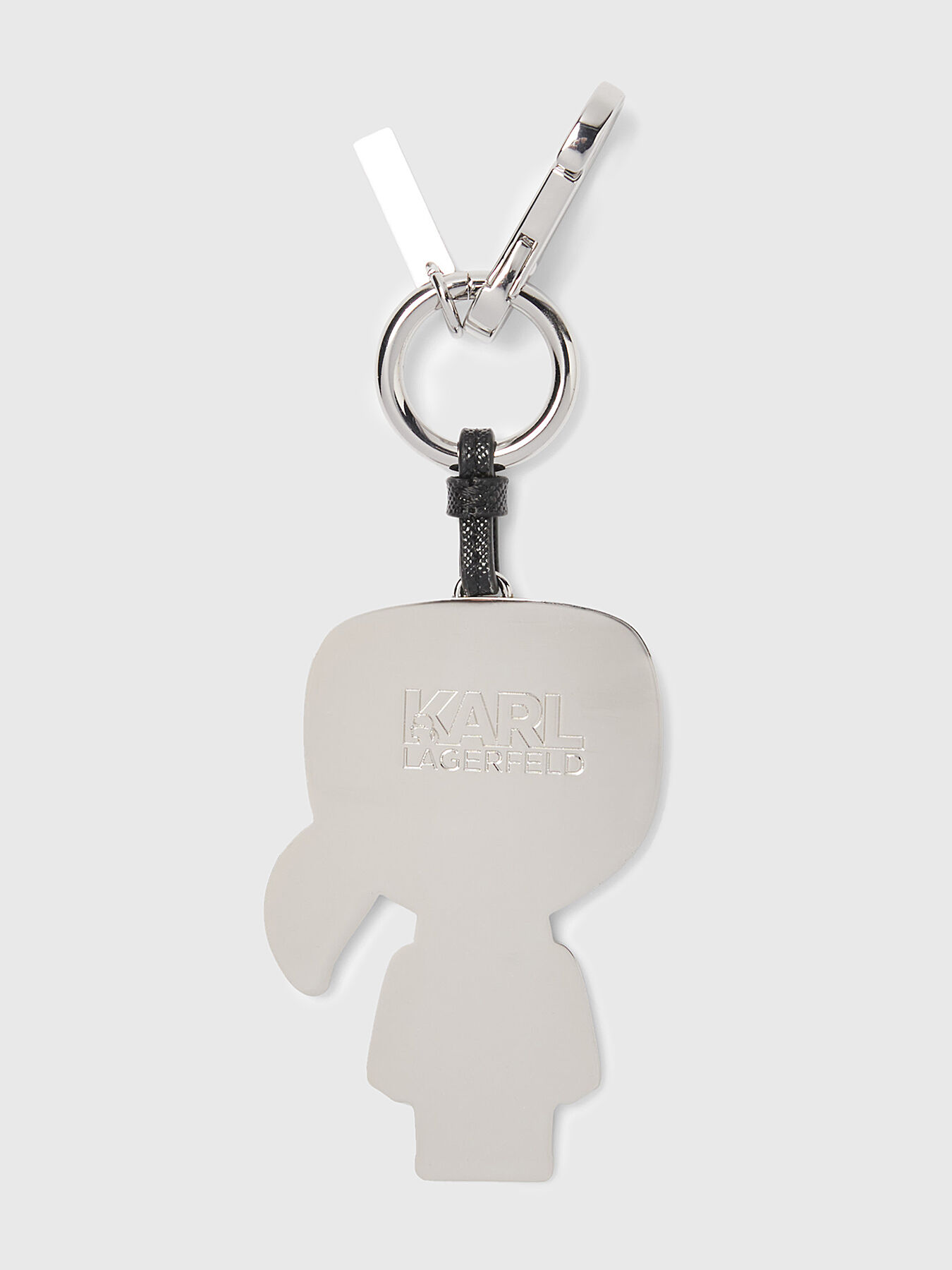 K/IKONIK Keychain with logo charm brand Karl Lagerfeld