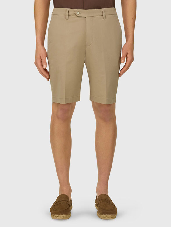 Cotton-blend shorts - 1