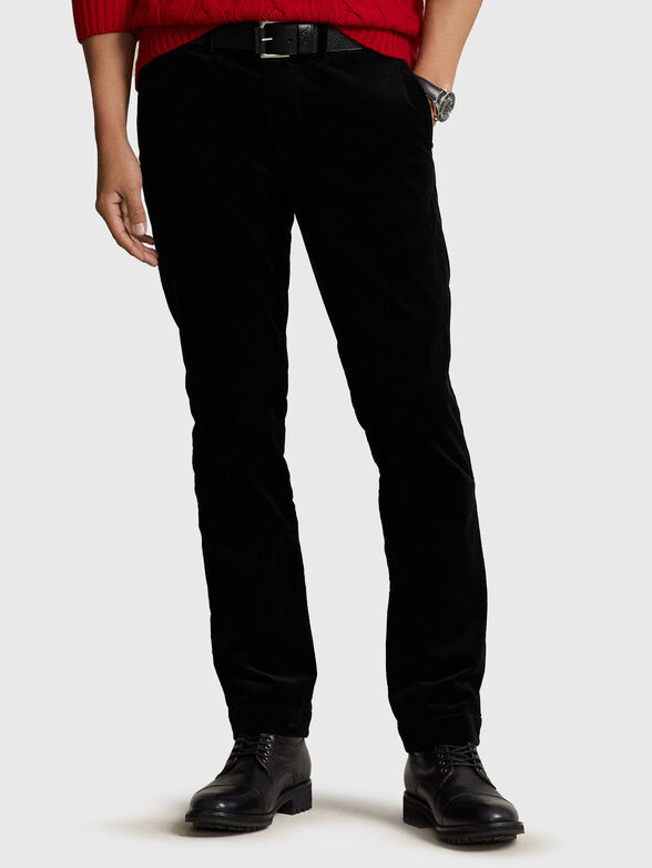 Black corduroy pants - 1