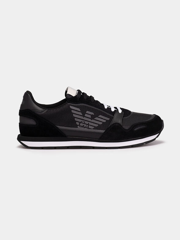 Sneakers with maxi logo print - 1