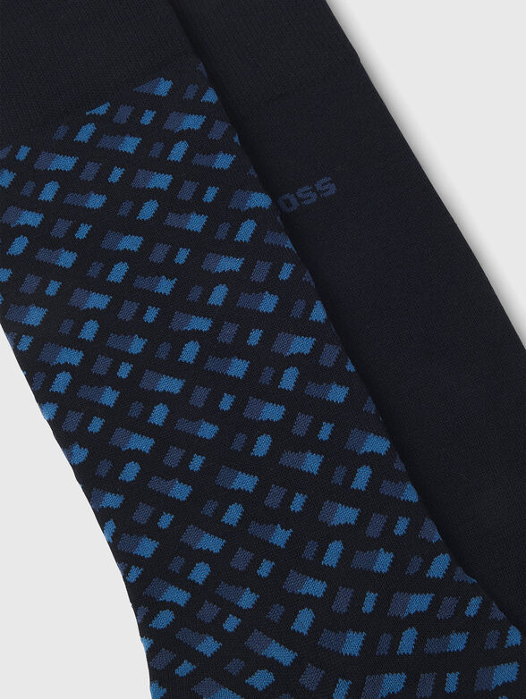 Socks in beige with monogram - 2