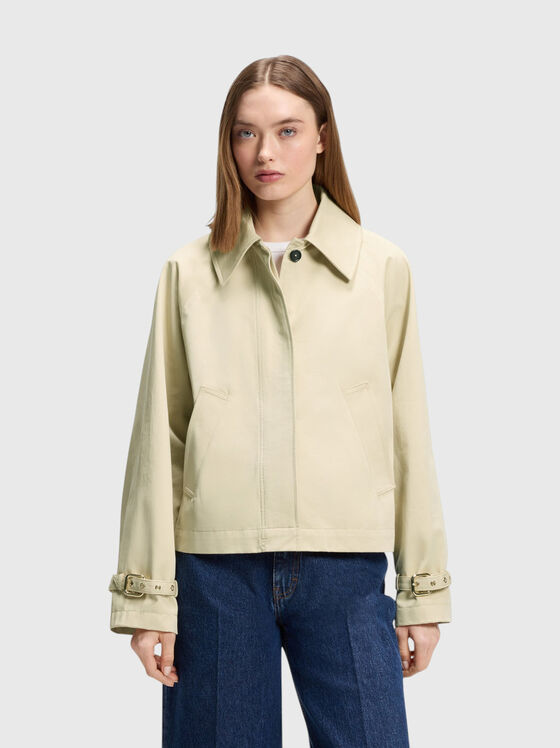 Cotton trench coat - 1