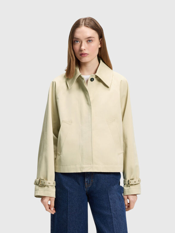 Cotton trench coat - 1