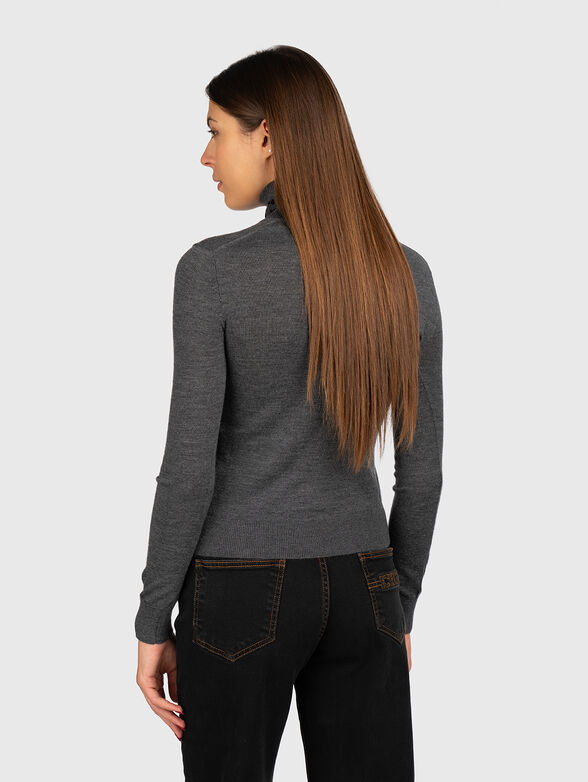 Merino wool turtle neck sweater - 3