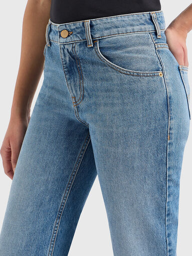 Straight jeans with washed effect - 4