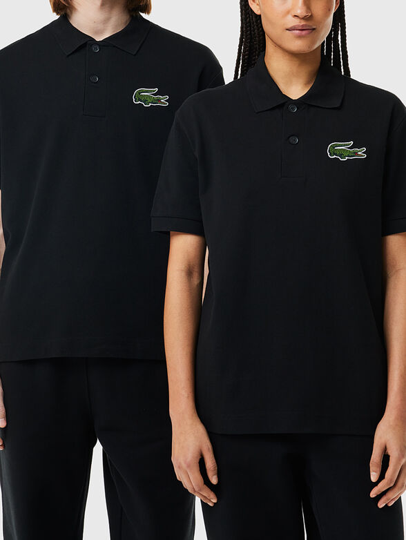 Logo detail unisex polo shirt  - 1
