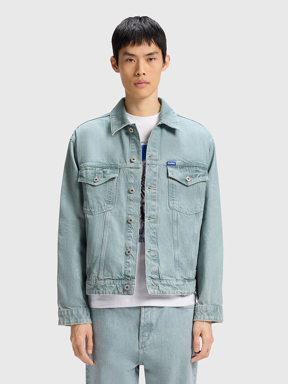 DEX denim jacket with logo - 1