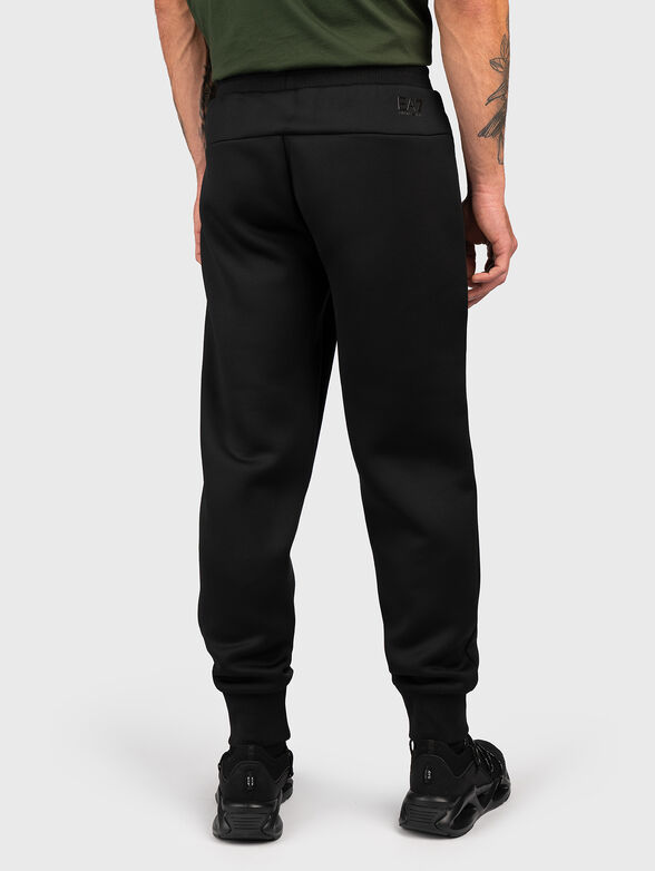 Logo-print sweatpants in black  - 2
