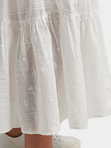 Black maxi dress with embroidery - 5