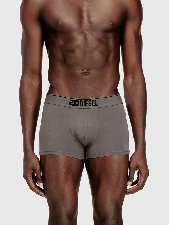 Set of three pairs of boxer shorts with a logo - 2