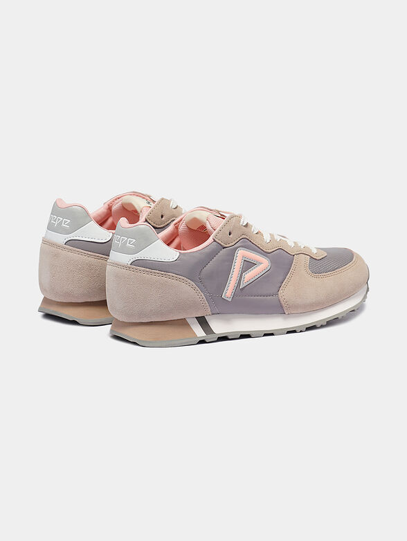 KLEIN ARCHIVE Combined running shoes in coral - 3