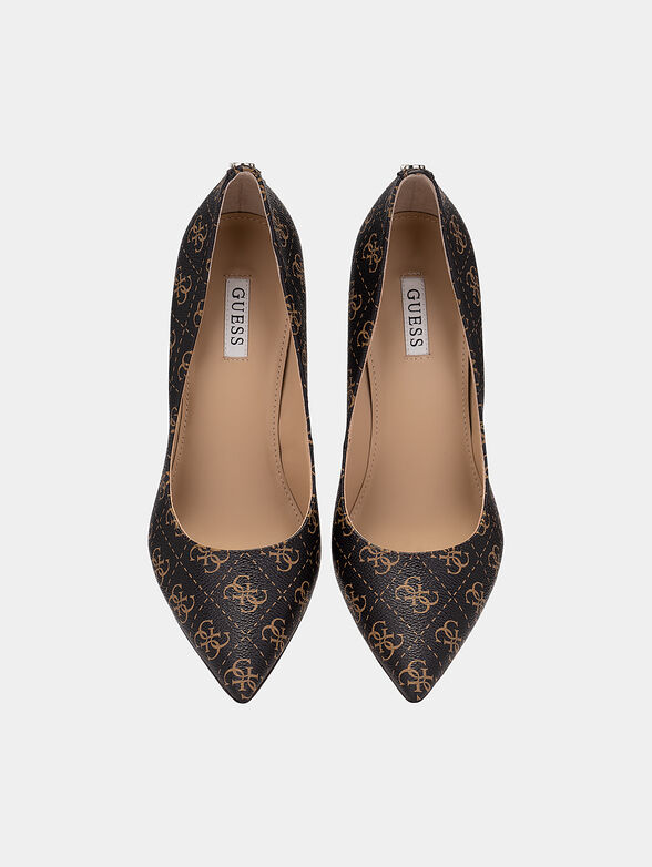 Court shoe with logo print - 5