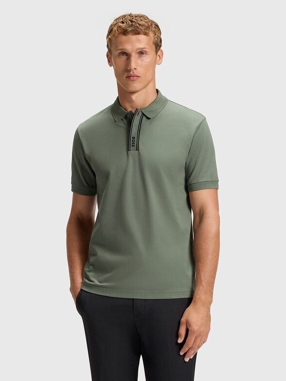 PADDY polo shirt with contrast detail - 1