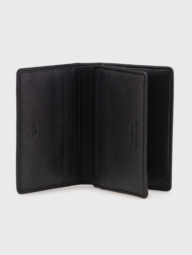 Leather cardholder with logo - 5
