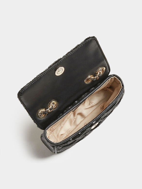 CESSILY small crossbody bag with sequins - 4