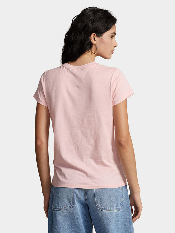 Pink cotton T-shirt - 3