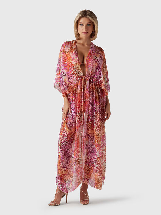 Printed beach kimono - 1