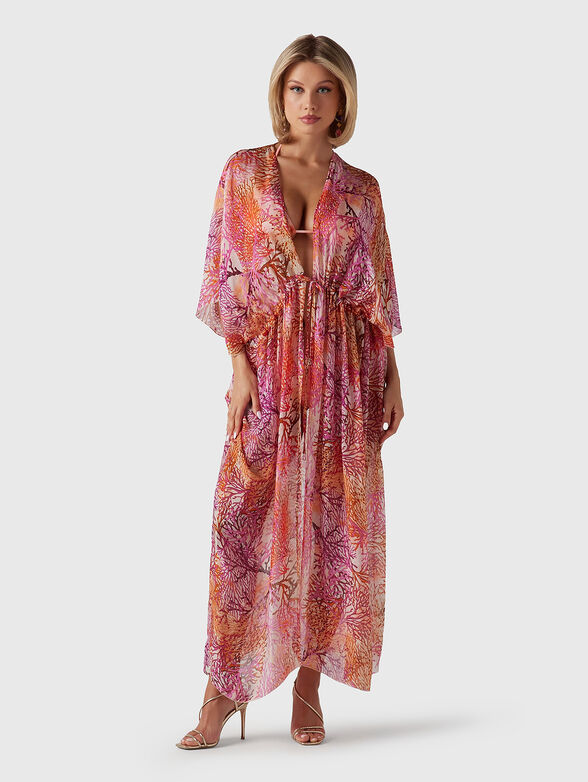 Printed beach kimono - 1