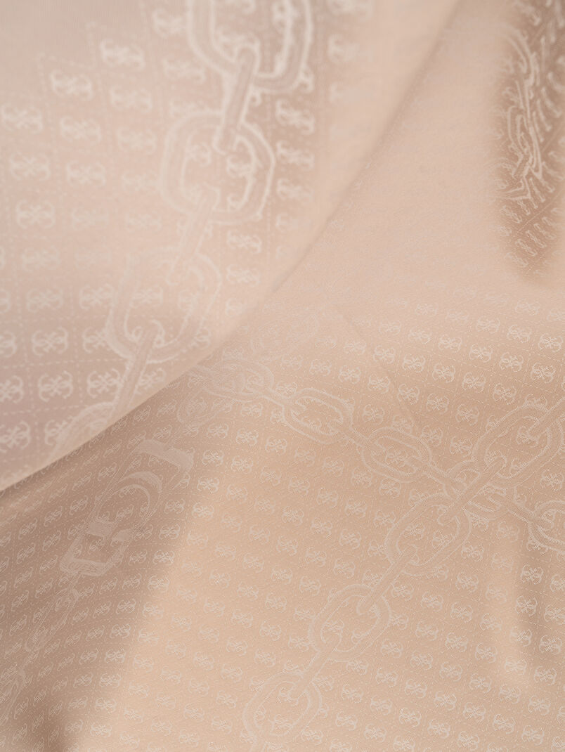 Scarf with 4G logo print - 3