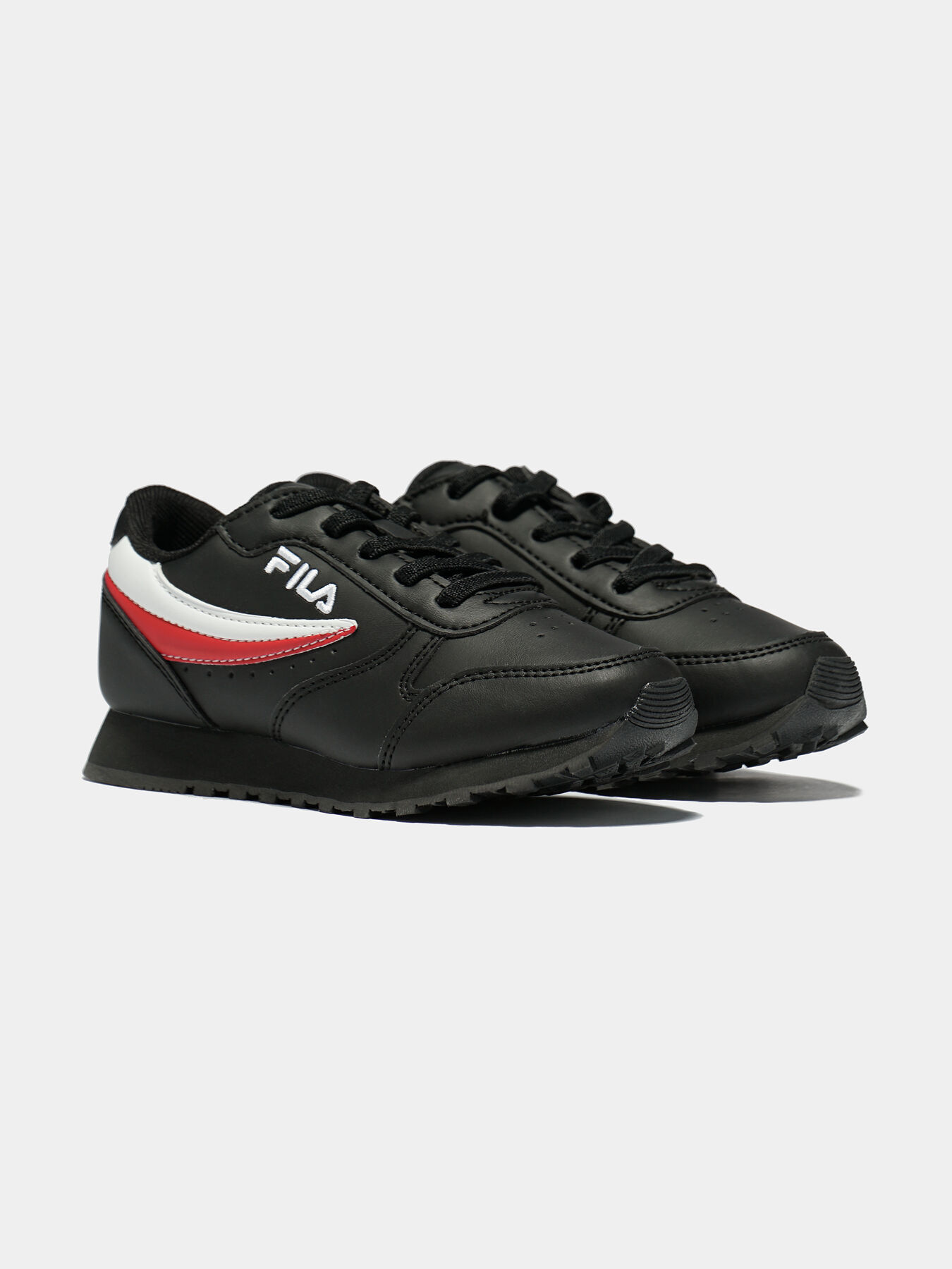 Orbit low kids Black sport shoes brand FILA Globalbrandsstore en
