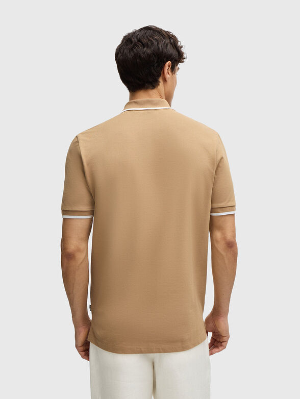 Short sleeved cotton polo shirt - 3
