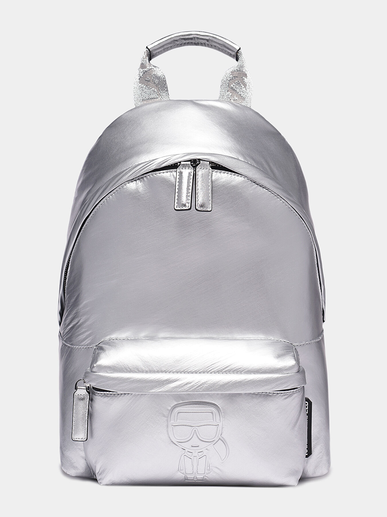 K Ikonik Metallic bagpack brand Karl Lagerfeld Globalbrandsstore en