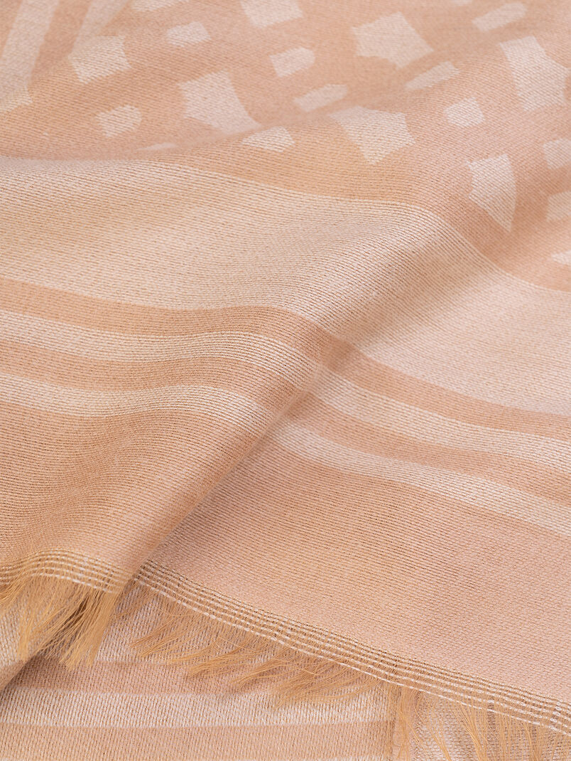 XANDRA-M scarf with monogram logo - 3