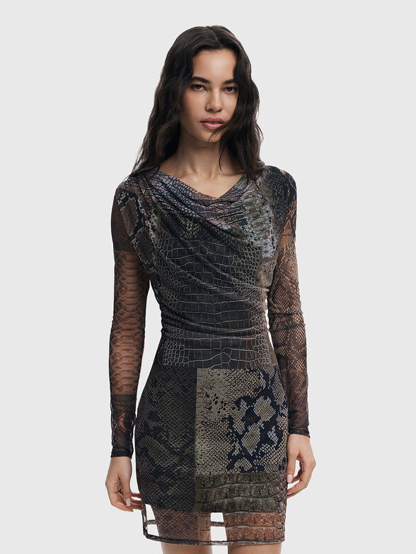 Animal print dress - 3