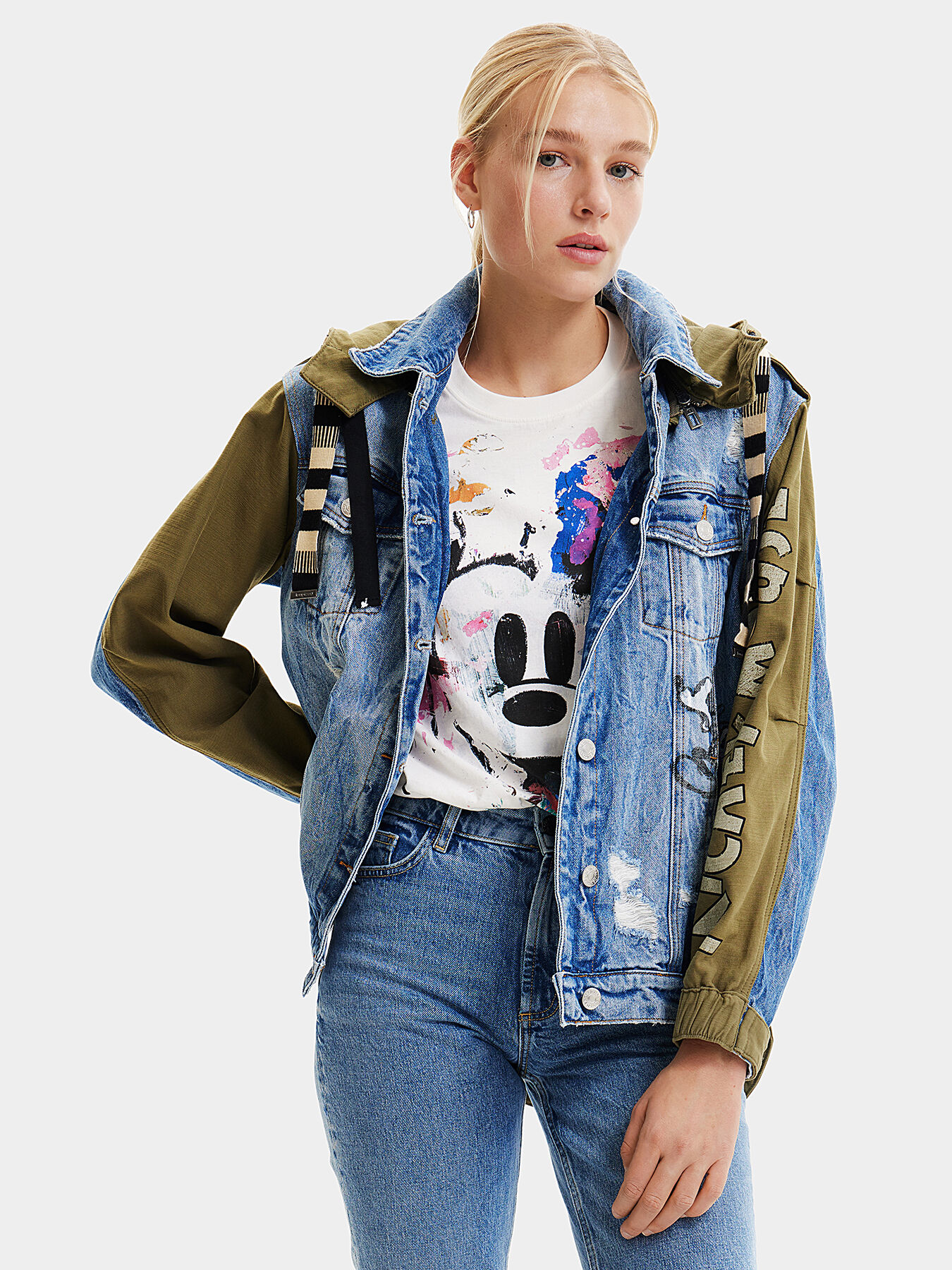 Desigual mickey jacket shop