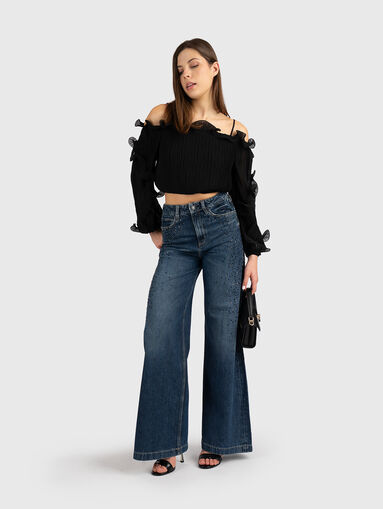 BELLAGIO jeans with rhinestones - 5