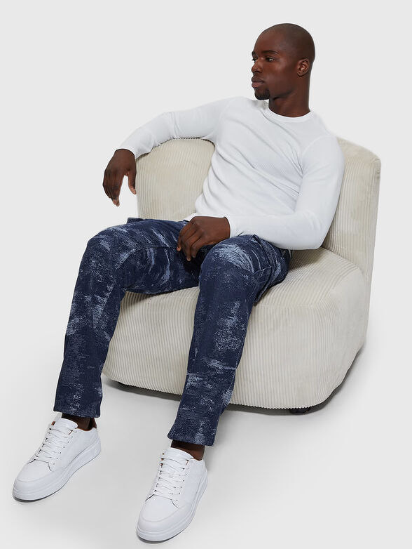 JULIANNE textured cargo jeans - 4