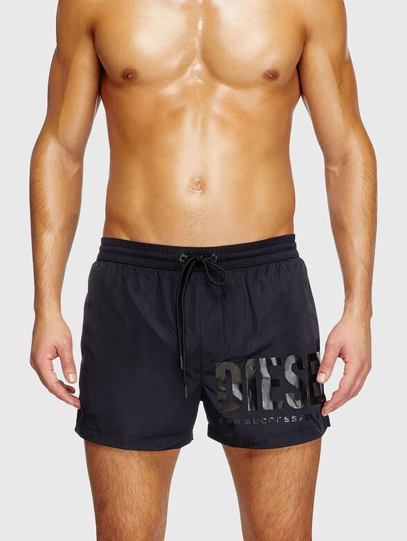 MARIO-34-D-CORE beach shorts with logo print - 0