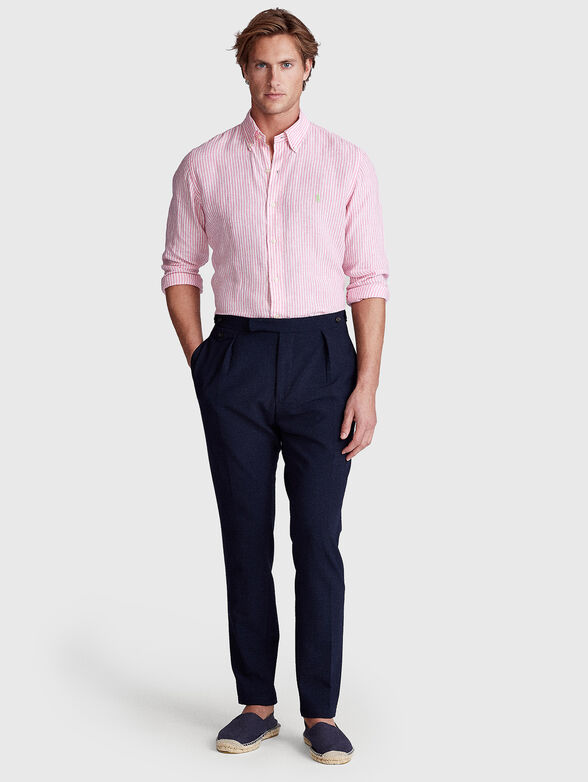 Striped linen shirt  - 2
