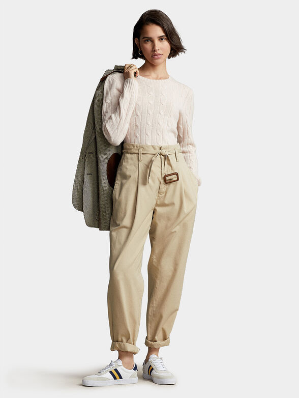 JULIANNA pale pink cashmere sweater - 2