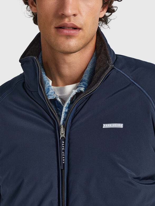 Double-face jacket in wool blend - 4