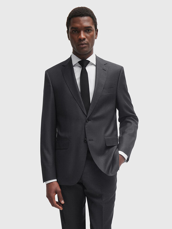 Two-piece wool suit in grey - 3